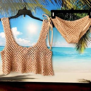 BEACH RIOT Crochet Bikini/two piece